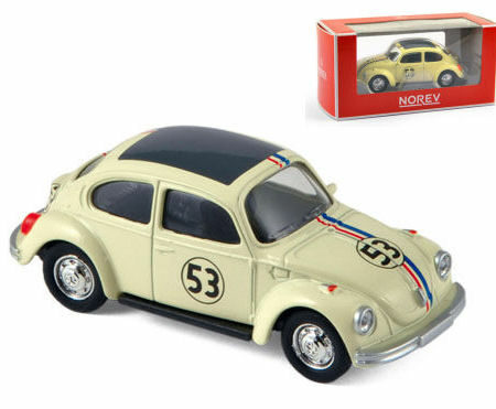 Norev VW BEETLE 1303 N.3 "HERBIE-UN MAGGIOLINO TUTTO MATTO" 1973 1:64