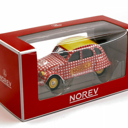 Norev CITROEN 2CV 6 SPECIAL 1980 "CYCLISTE - RED & WHITE" 1:64