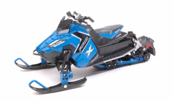 New Ray POLARIS 800 SWITCHBACK PRO-X SNOWMOBILE BLUE 1:16