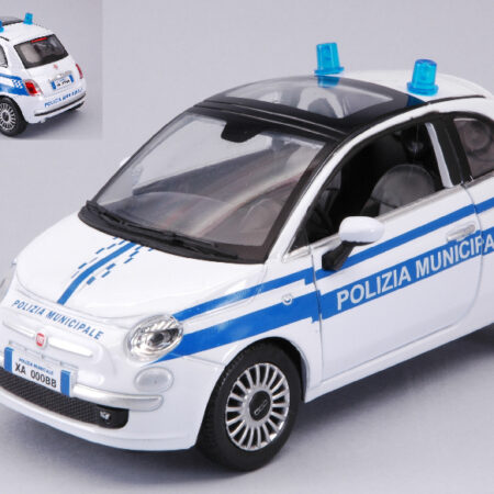 New Ray FIAT NUOVA 500 POLIZIA MUNICIPALE 1:24