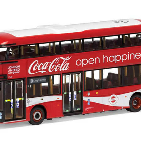 Corgi WRIGHTBUS NEW ROUTEMASTER  LONDON-UNITED COCA COLA 1:76