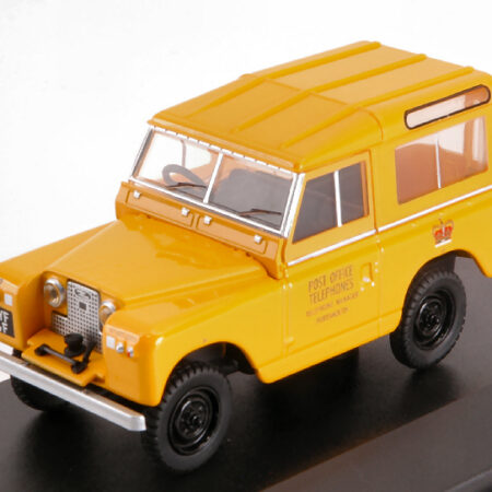 Oxford LAND ROVER SERIES II SWB HARD TOP POST OFFICE TELEPHONES YELLOW 1:43