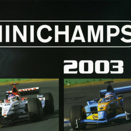 Minichamps POSTER AUTO F1 2003 cm 80x60