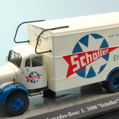 Premium Classixxs MERCEDES L 3500 BOX WAGON SCHOLLER ICE CREAM 1:43