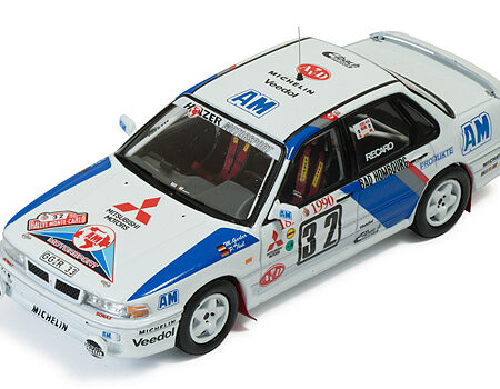 Ixo Model MITSUBISHI GALANT N.32 18th MONTE CARLO 1990 M.GERBER-P.THUL 1:43