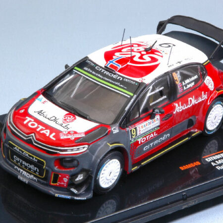 Ixo Model CITROEN C3 WRC N.9 8th RALLY SARDEGNA 2017 MIKKELSEN-SYNNEVAAG 1:43