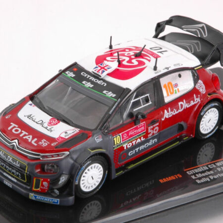 Ixo Model CITROEN C3 WRC N.10 RALLY PORTUGAL 2018 MEEKE-NAGLE 1:43