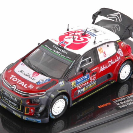 Ixo Model CITROEN C3 WRC N.10 2nd RALLY FINLAND 2018 OSTBERG-ERIKSEN  1:43