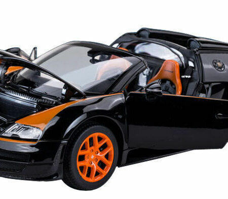 Rastar BUGATTI VEYRON 16.4 GRAND SPORT 2012 BLACK/ORANGE 1:18