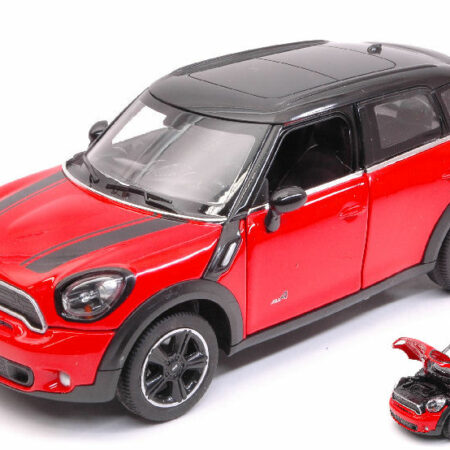 Rastar MINI COOPER S COUNTRY (R60) RED/BLACK 1:24