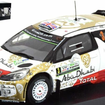 Editoria CITROEN DS3 WRC N.3 ARGENTINA MEEKE-NAGLE 1:43