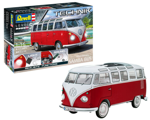 Revell VW T1 SAMBA BUS TECHNIK KIT 1:16