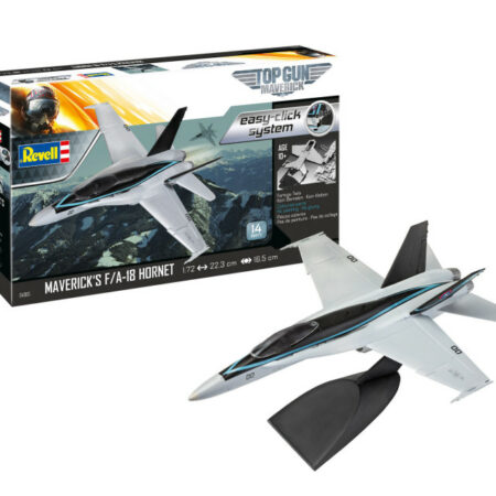 Revell MAVERICK'S F/A-18 HORNET "TOP GUN" MODEL SET KIT 1:72