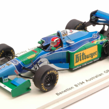 Spark Model BENETTON B194 J.HERBERT 1994 N.6 AUSTRALIAN GP 1:43