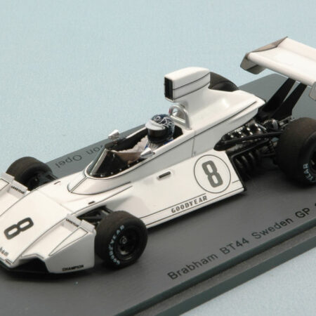 Spark Model BRABHAM BT44 R.VON OPEL 1974 N.8 9th SWEDEN GP 1:43