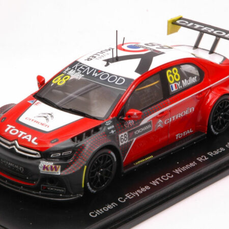 Spark Model CITROEN C-ELISEE N.68 WINNER R2 JAPAN 2016 YVAN MULLER 1:43