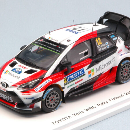 Spark Model TOYOTA YARIS WRC N.12 WINNER FINLAND RALLY E.LAPPI-J.FERM 1:43