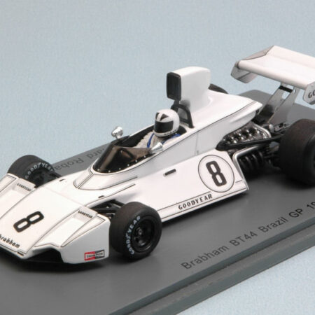 Spark Model BRABHAM BT44 R.ROBARTS 1974 N.8 15th BRAZILIAN GP 1:43