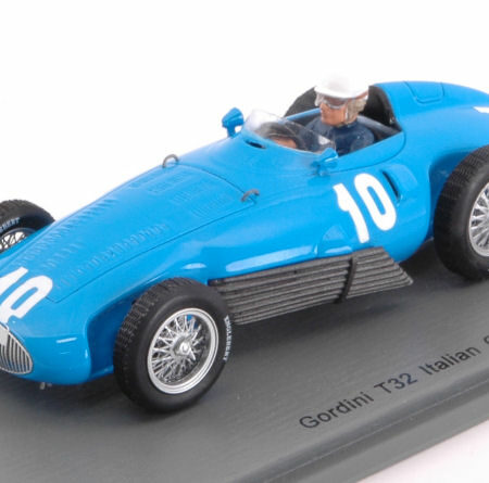 Spark Model GORDINI T32 R.MANZON 1956 N.10 DNF ITALY GP 1:43