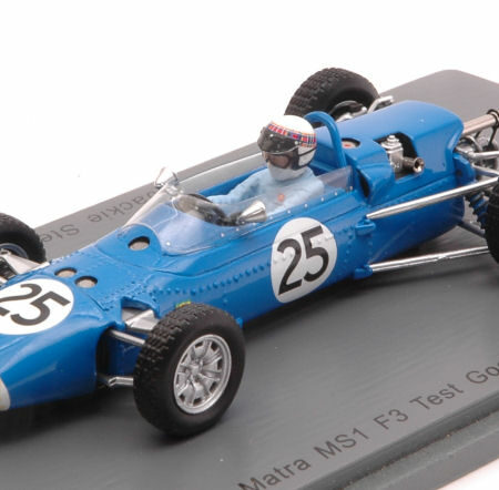 Spark Model MATRA MS1 N.25 TEST GOODWOOD 1966 JACKIE STEWART 1:43