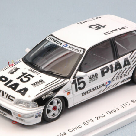 Spark Model HONDA CIVIC EF9 N.15 2nd GRP3 JTC SUZUKA 500 KM 1990 NAKAYA-SATO 1:43