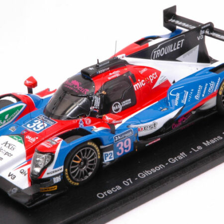 Spark Model ORECA 07 GIBSON N.39 44th LM 2017 GUIBBERT-TROUILLET-WINSLOW 1:43