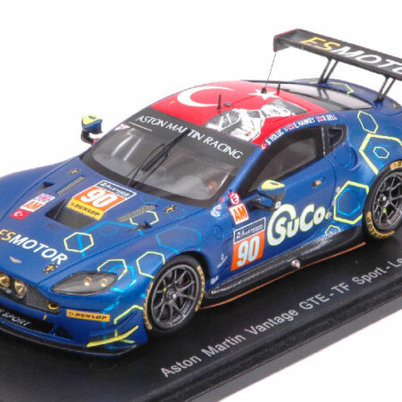 Spark Model ASTON MARTIN VANTAGE GTE N.90 36th LM 2017 YOLUC-HANKEY-BELL 1:43