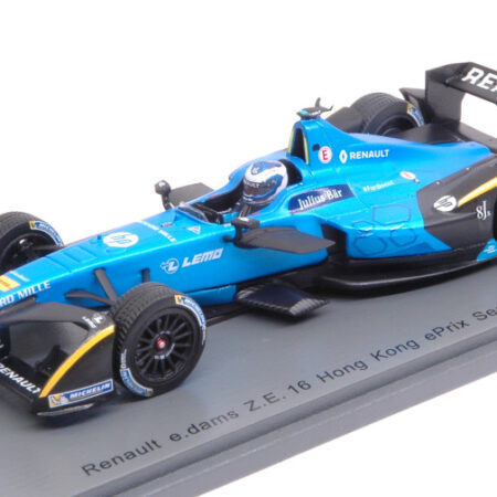 Spark Model RENAULT e.dams N.PROST 2016 N.8 Rd1 HONG KONG FORMULA "E" 1:43