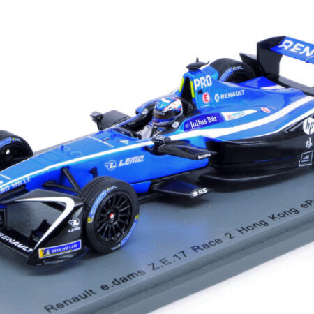 Spark Model RENAULT N.8 Rd.2 HONG KONG FORMULA E SEASON 4 (2017-2018) N.PROST 1:43