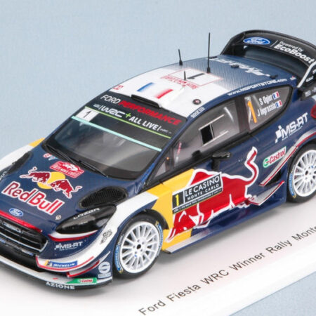 Spark Model FORD FIESTA WRC N.1 WINNER MONTE CARLO 2018 S.OGIER-J.INGRASSIA 1:43