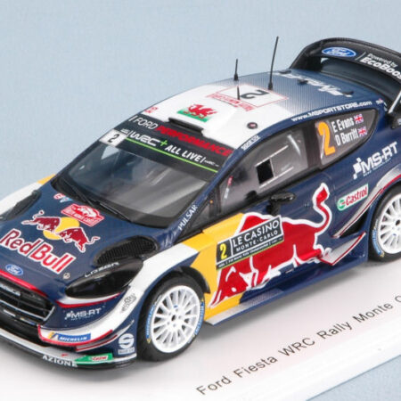 Spark Model FORD FIESTA WRC N.2 6th MONTE CARLO 2018 E.EVANS-D.BARRIT 1:43