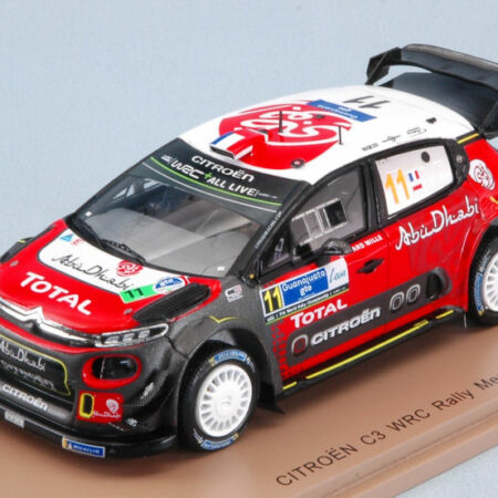 Spark Model CITROEN C3 WRC N.11 5th RALLY GUANAJUATO MEXICO 2018 S.LOEB-D.ELENA 1:43