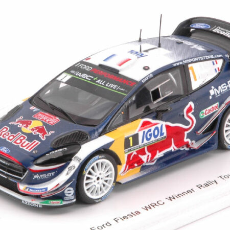 Spark Model FORD FIESTA WRC N.1 WINNER TOUR DE CORSE 2018 S.OGIER-J.INGRASSIA 1:43