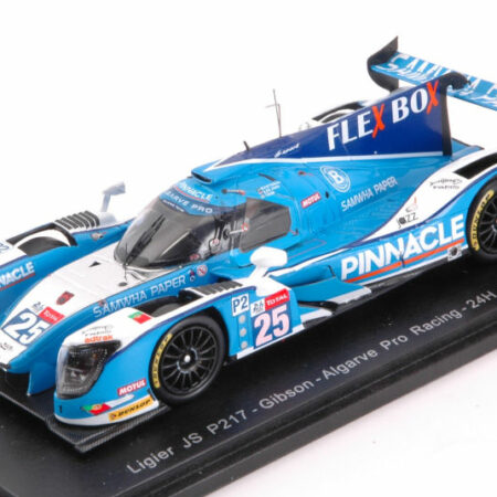 Spark Model LIGIER JS P217 N.25 DNF LM 2018 M.PATTERSON-A.DE JONG-T.KIM 1:43