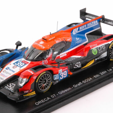 Spark Model ORECA 07 - GIBSON N.39 6th LM 2018 V.CAPILLAIRE-J.HIRSCHI-T.GOMMENDY1:43