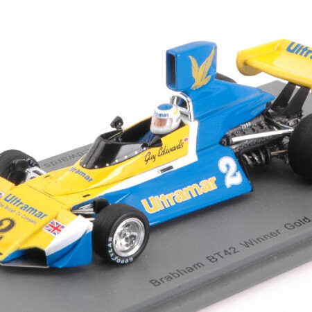 Spark Model BRABHAM BT42 N.2 WINNER OULTON PARK GOLD CUP GP 1976 GUY EDWARDS 1:43