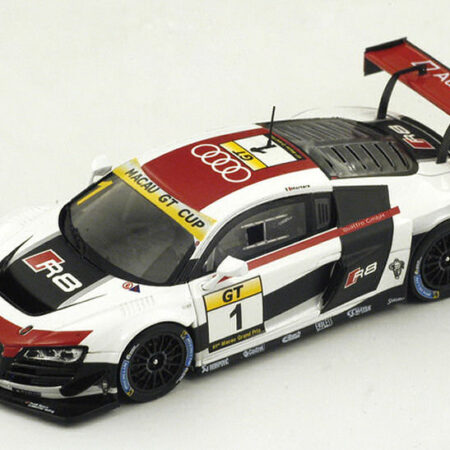 Spark Model AUDI R8 LMS N.1 3rd MACAU GP GT CUP 2014 E.MORTARA 1:43