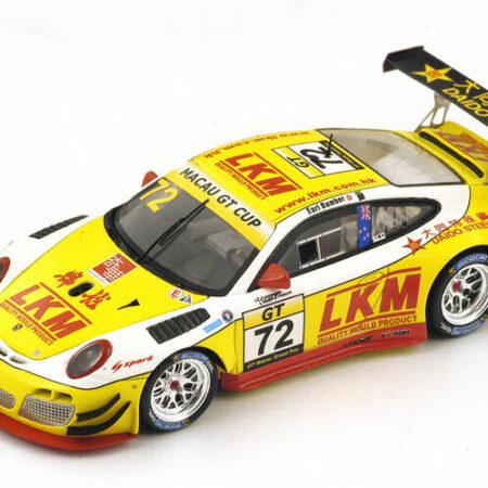 Spark Model PORSCHE GT3 R N.72 8th MACAU GP GT CUP 2014 E.BAMBER 1:43