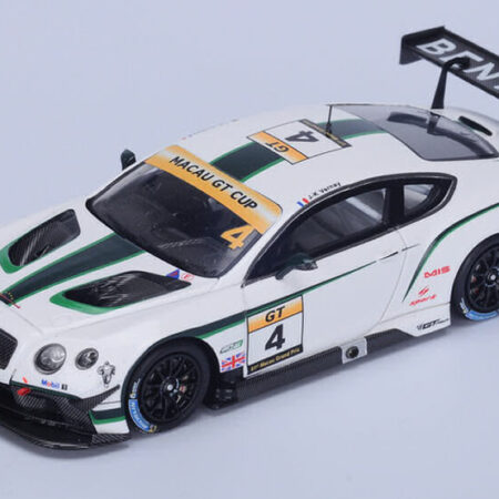 Spark Model BENTLEY CONTINENTAL GT3 N.4 MACAU GT CUP 2014 JEAN KARL VERNAY 1:43