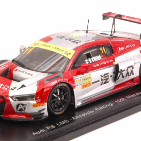 Spark Model AUDI R8 LMS N.11 10th MACAU GT WORLD CUP 2016 CHENG CONGFU 1:43