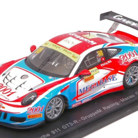 Spark Model PORSCHE 911 GT3 R N.98 MACAU GT WORLD CUP 2016 MA C.YEUNG PHILIP 1:43