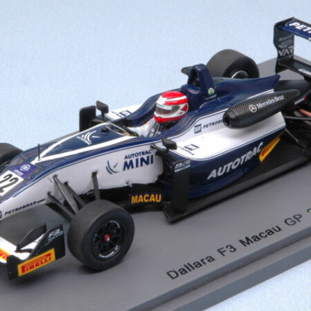 Spark Model DALLARA MERCEDES F3 P.PIQUET 2016 N.22 MACAU GP 1:43