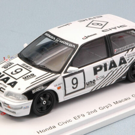 Spark Model HONDA CIVIC EF9 N.9 2nd GR.3 MACAU GUIA RACE 1990 KOJI SATO 1:43