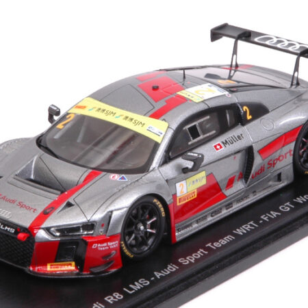 Spark Model AUDI R8 LMS N.2 FIA GT WORLD CUP MACAU 2017 N.MULLER 1:43