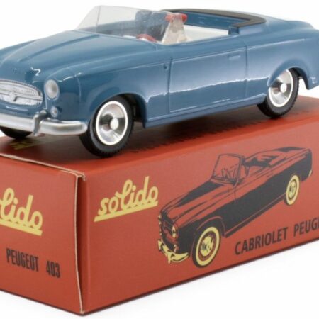 Solido PEUGEOT 403 CABRIOLET BLEU CLAIR CLUB SOLIDO 1:43