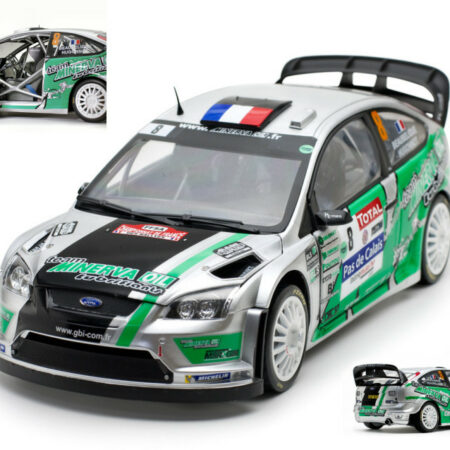 SunStar FORD FOCUS RS N.8 RALLY TOUQUET 2012 J-C.BEAUBELIQUE-C.HUGONNOT 1:18