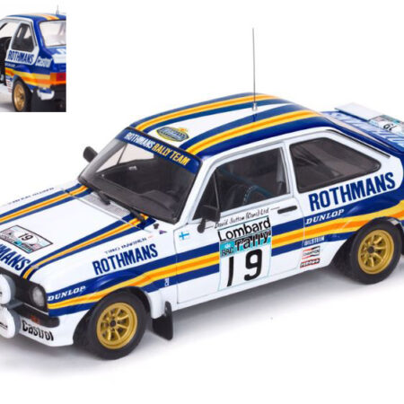 SunStar FORD ESCORT MKII RS 1800 N.19 6th RAC RALLY 1980 T.MAKINEN-M.HOLMES 1:18