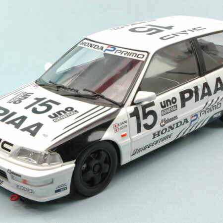 Triple 9 HONDA CIVIC EF9 N.15 JTC PIAA SUGO 300K 1991 K.SATO-I.GOTO 1:18