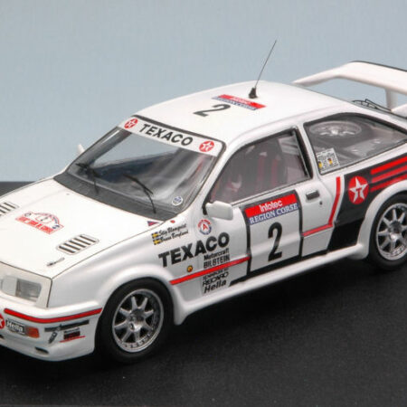 Trofeu FORD SIERRA COSWORTH N.2 TOUR DE CORSE 1987 BLOMQVIST-BERGLUND 1:43