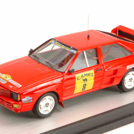 Trofeu AUDI QUATTRO A2 N.8 4th RALLY DE TIERRA 1988 C.ALDECOA-M.INUNCIAGA 1:43